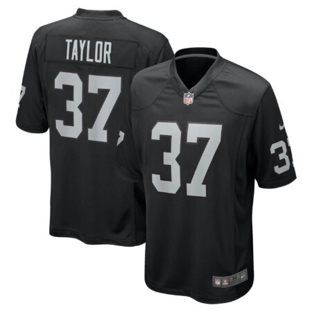 Trey Taylor Las Vegas Raiders Team Game Jersey - Black
