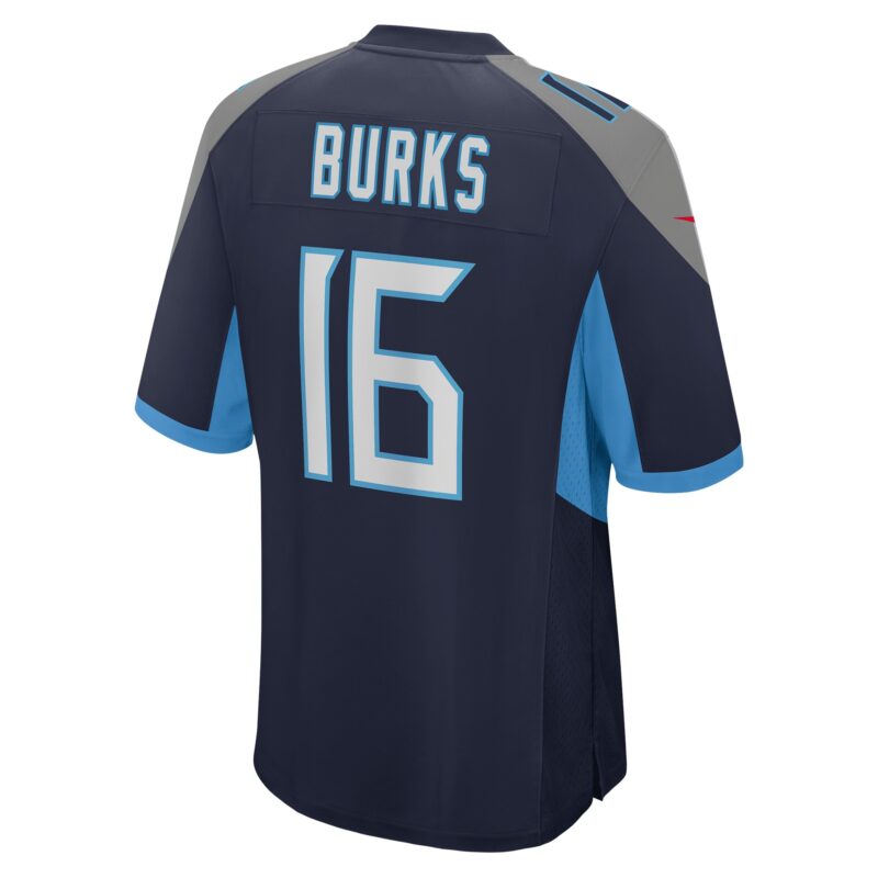 Treylon Burks Tennessee Titans Player Game Jersey - Navy - Image 3