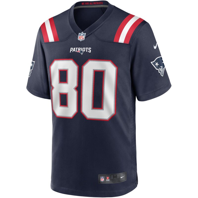 Troy Brown New England Patriots Game Retired Player Jersey - Navy - Image 2