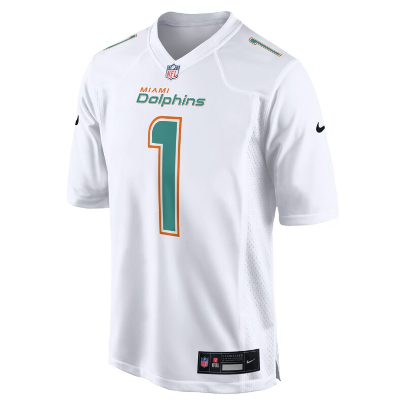 Tua Tagovailoa Miami Dolphins Fashion Game Jersey - White - Image 2