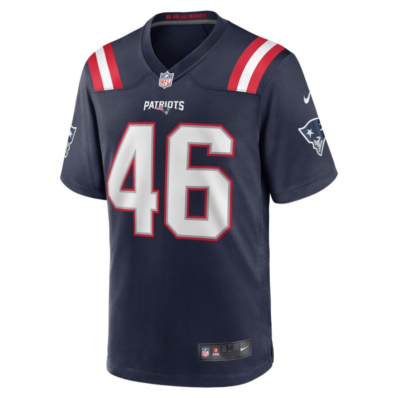 Tucker Addington New England Patriots Home Game Player Jersey - Navy - Image 2