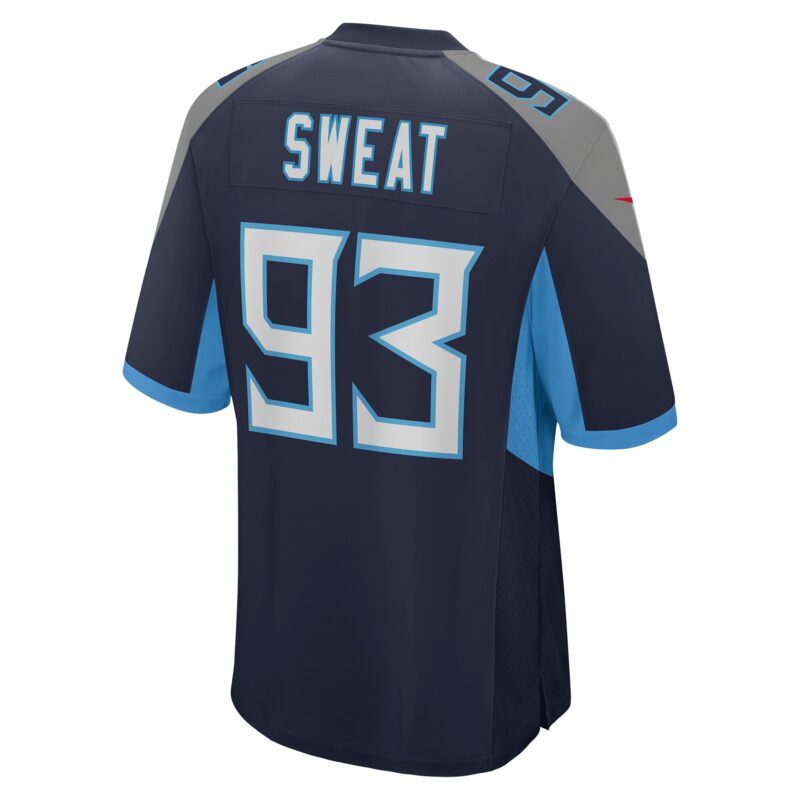 T'Vondre Sweat Tennessee Titans Team Game Jersey - Navy - Image 3