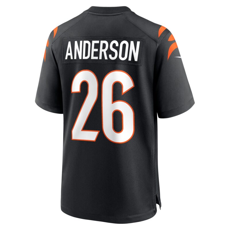 Tycen Anderson Cincinnati Bengals Game Player Jersey - Black - Image 3