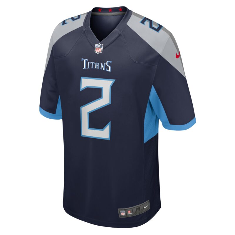 Tyjae Spears Tennessee Titans Game Jersey - Navy - Image 2