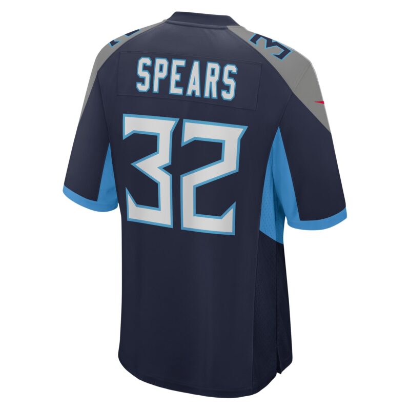 Tyjae Spears Tennessee Titans Team Game Jersey - Navy - Image 3