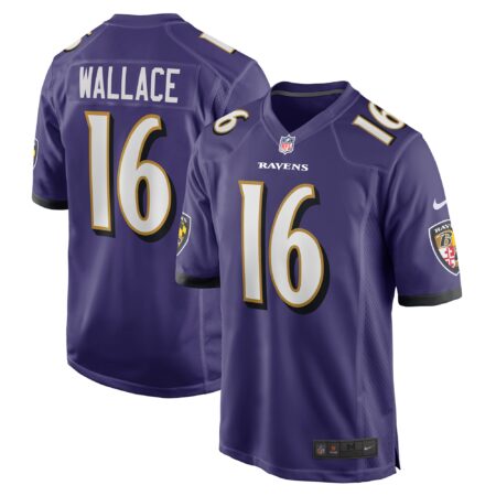 Tylan Wallace Baltimore Ravens Game Jersey - Purple