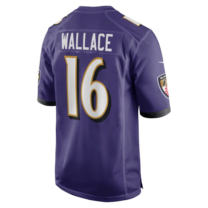 Tylan Wallace Baltimore Ravens Game Jersey - Purple - Image 3