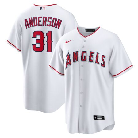 Tyler Anderson Los Angeles Angels Home Jersey - White