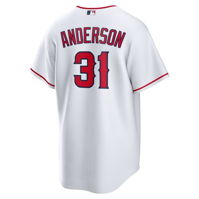 Tyler Anderson Los Angeles Angels Home Jersey - White - Image 3