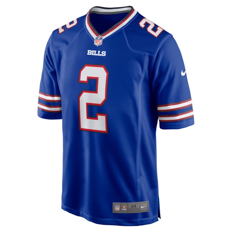 Tyler Bass Buffalo Bills Game Player Jersey - Royal - Image 2
