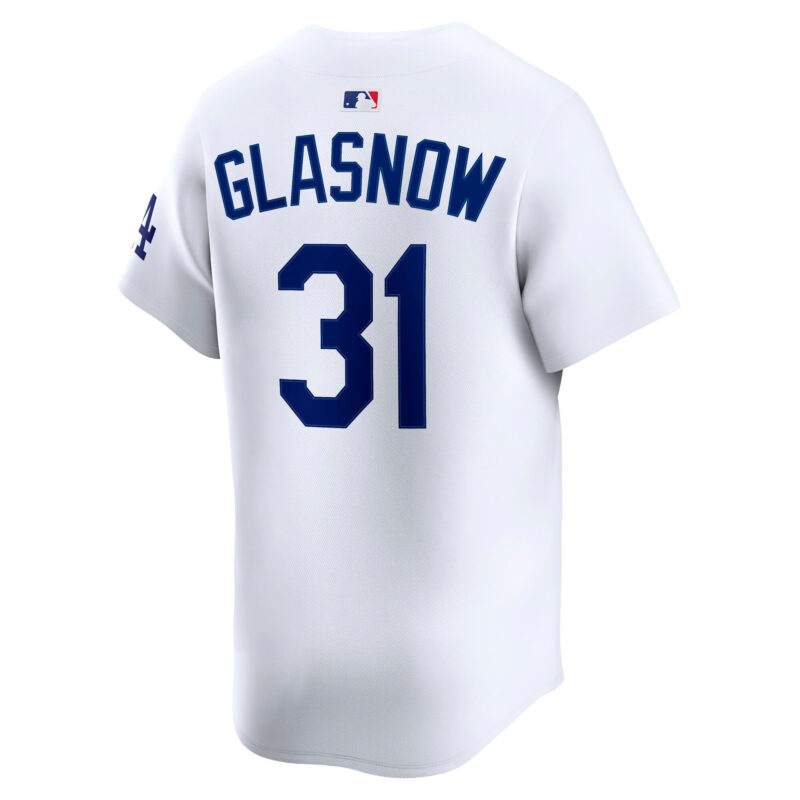 Tyler Glasnow Los Angeles Dodgers Home Limited Player Jersey - White - Image 3