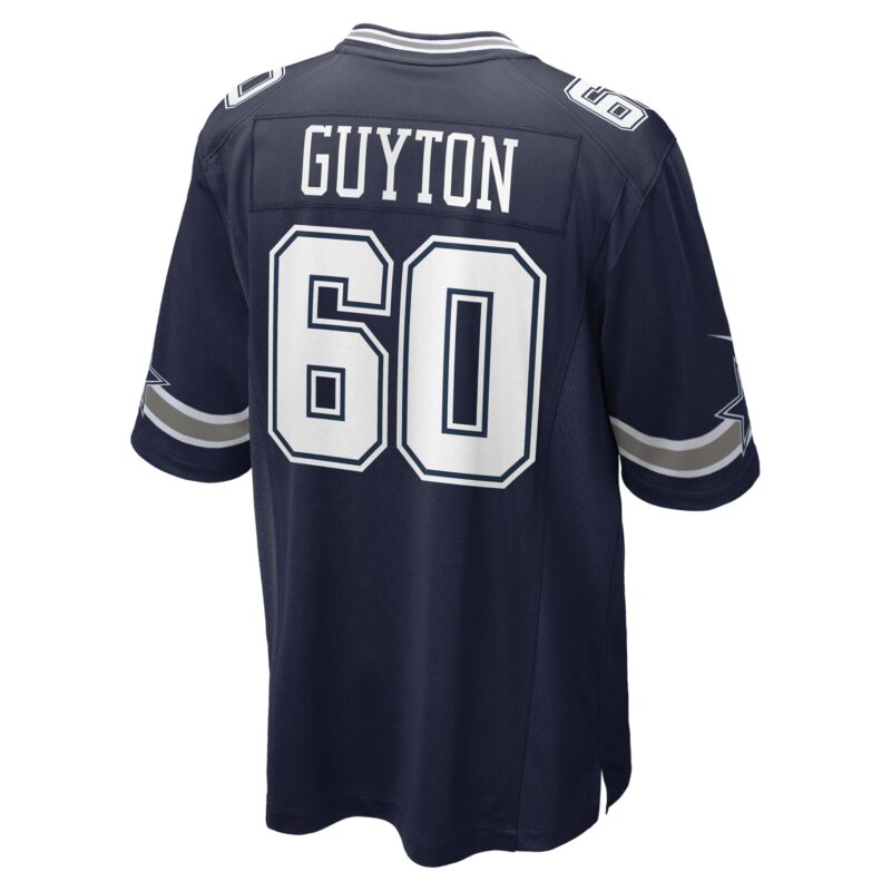 Tyler Guyton Dallas Cowboys Player Game Jersey - Navy - Image 3