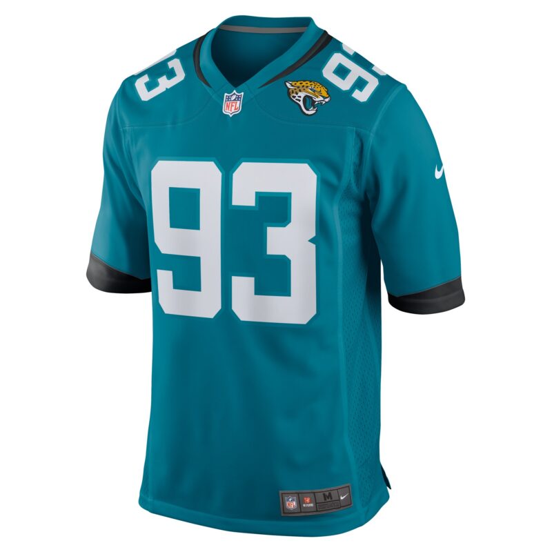 Tyler Lacy Jacksonville Jaguars Team Game Jersey - Teal - Image 2