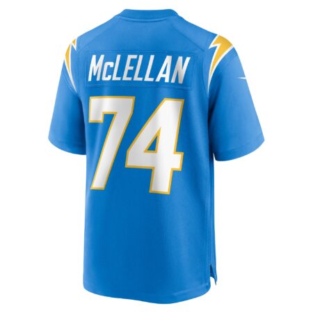 Tyler McLellan Los Angeles Chargers Team Game Jersey - Powder Blue