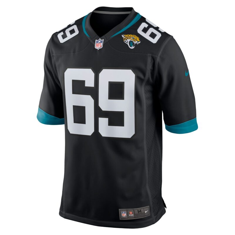 Tyler Shatley Jacksonville Jaguars Game Jersey - Black - Image 2