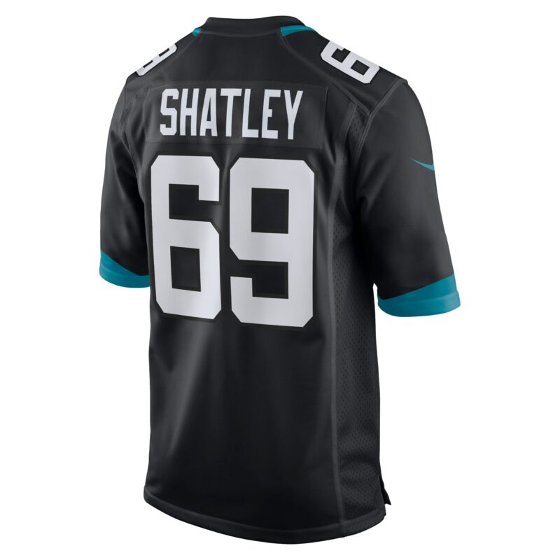 Tyler Shatley Jacksonville Jaguars Game Jersey - Black - Image 3