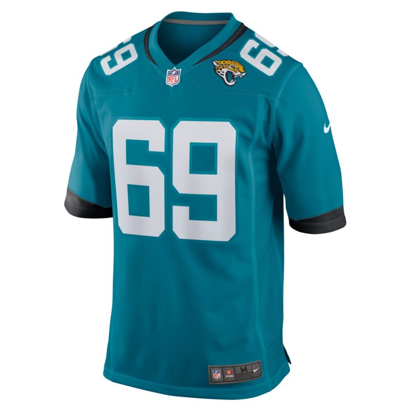Tyler Shatley Jacksonville Jaguars Game Jersey - Teal - Image 2