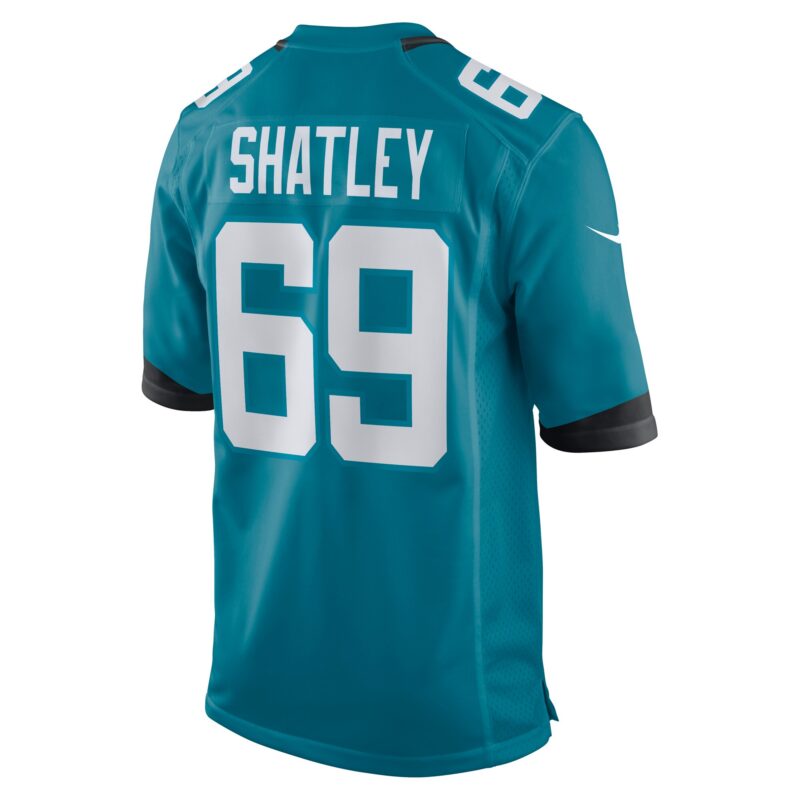 Tyler Shatley Jacksonville Jaguars Game Jersey - Teal - Image 3