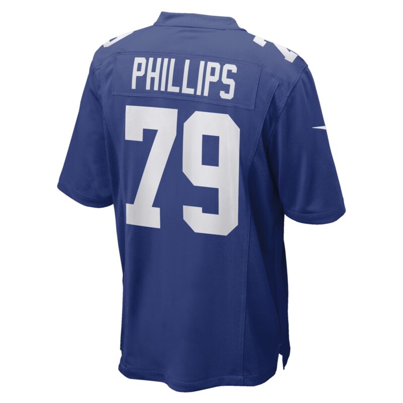 Tyre Phillips New York Giants Game Player Jersey - Royal - Image 3