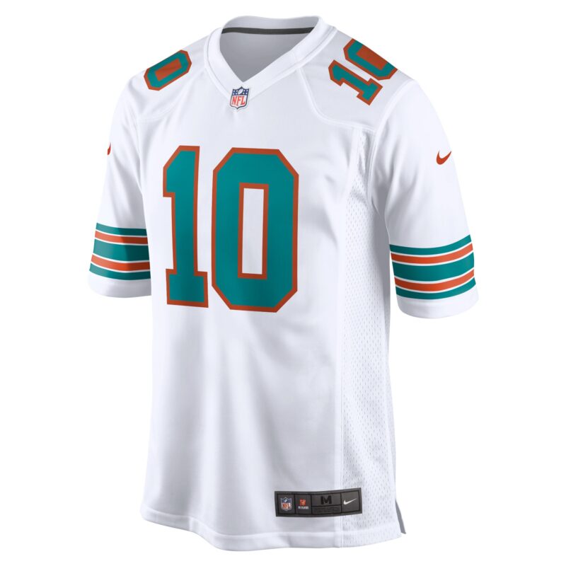 Tyreek Hill Miami Dolphins Alternate Game Jersey - White - Image 2