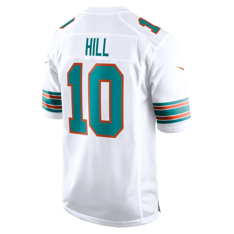 Tyreek Hill Miami Dolphins Alternate Game Jersey - White - Image 3