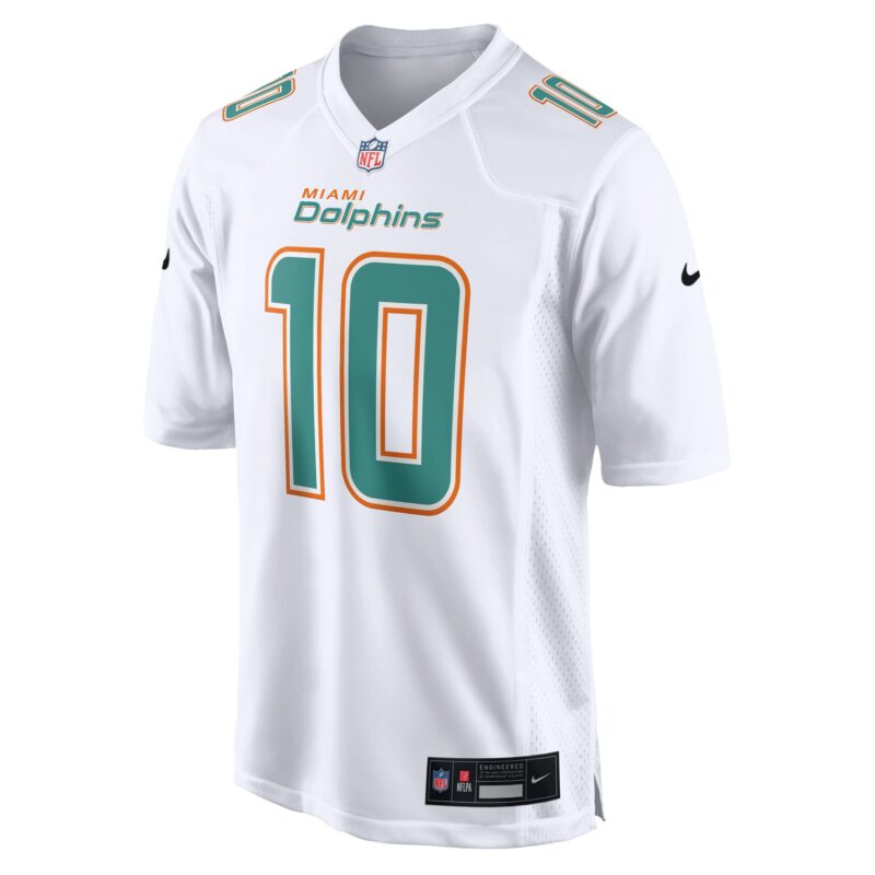 Tyreek Hill Miami Dolphins Fashion Game Jersey - White - Image 2