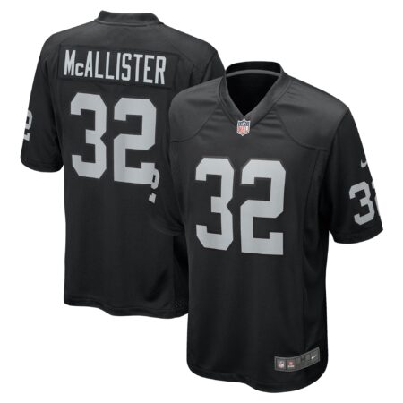 Tyreik McAllister Las Vegas Raiders Team Game Jersey - Black