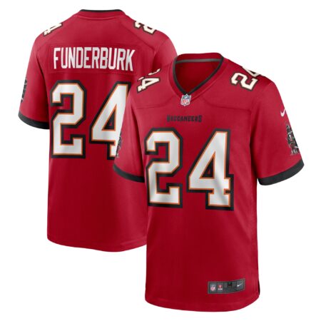 Tyrek Funderburk Tampa Bay Buccaneers Game Jersey - Red
