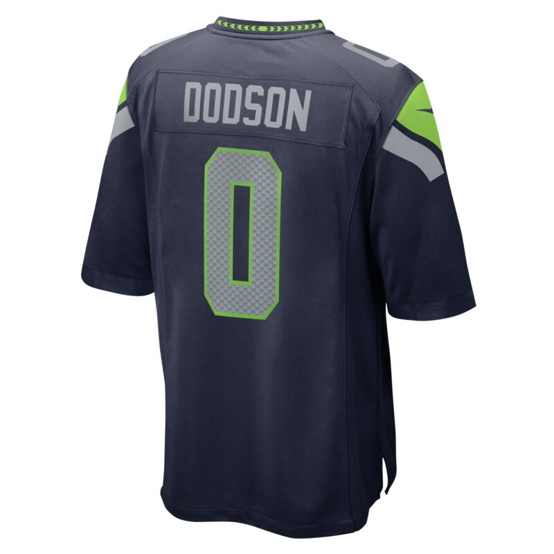 Tyrel Dodson Seattle Seahawks Game Jersey - College Navy - Image 3