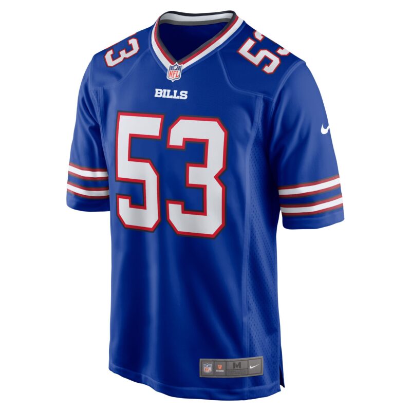 Tyrel Dodson Buffalo Bills Game Player Jersey - Royal - Image 2