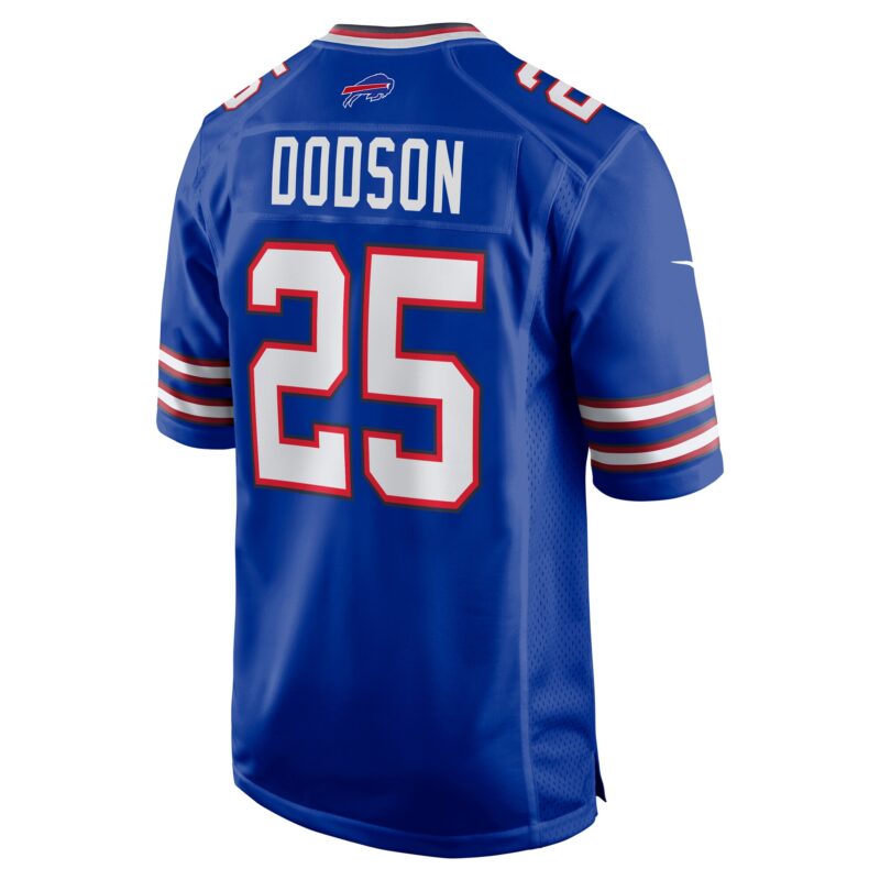Tyrel Dodson Buffalo Bills Team Game Jersey - Royal - Image 3