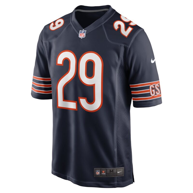 Tyrique Stevenson Chicago Bears Game Jersey - Navy - Image 2