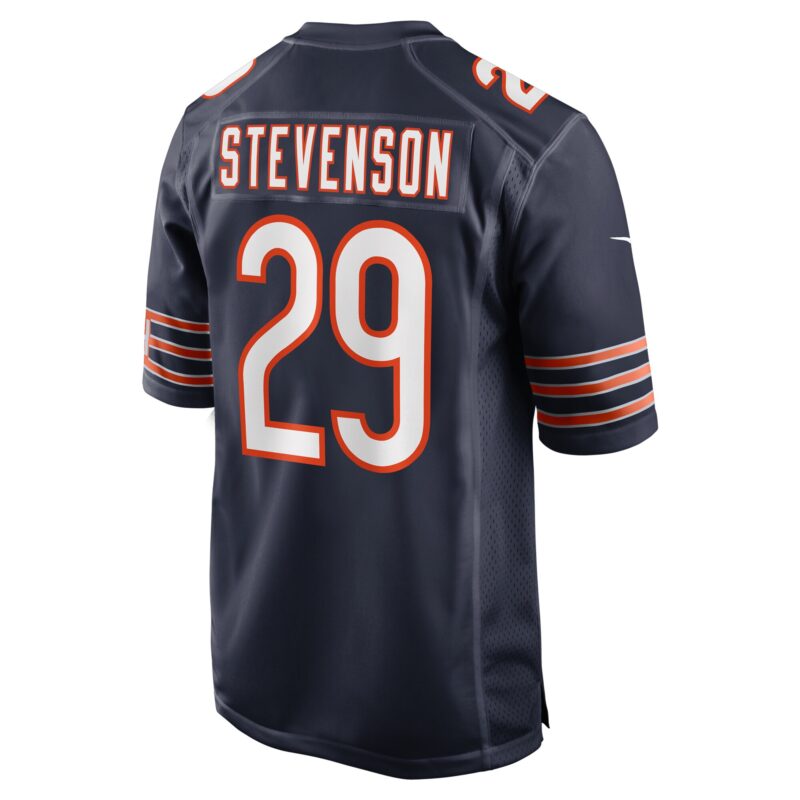 Tyrique Stevenson Chicago Bears Game Jersey - Navy - Image 3