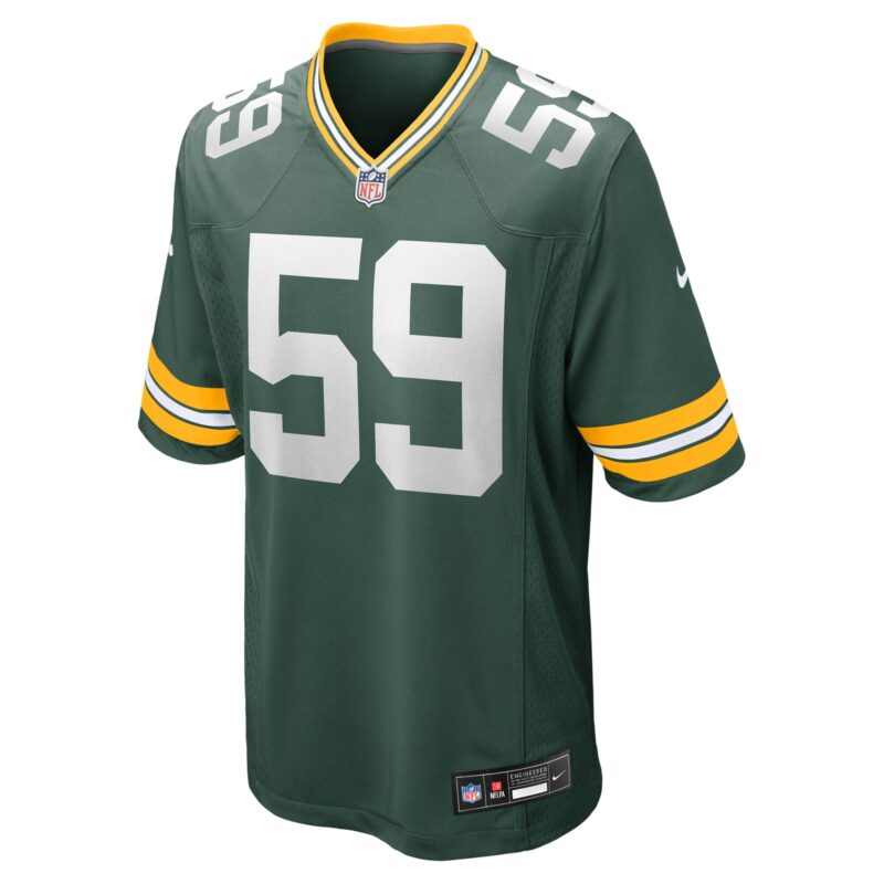 Ty'Ron Hopper Green Bay Packers Game Jersey - Green - Image 2