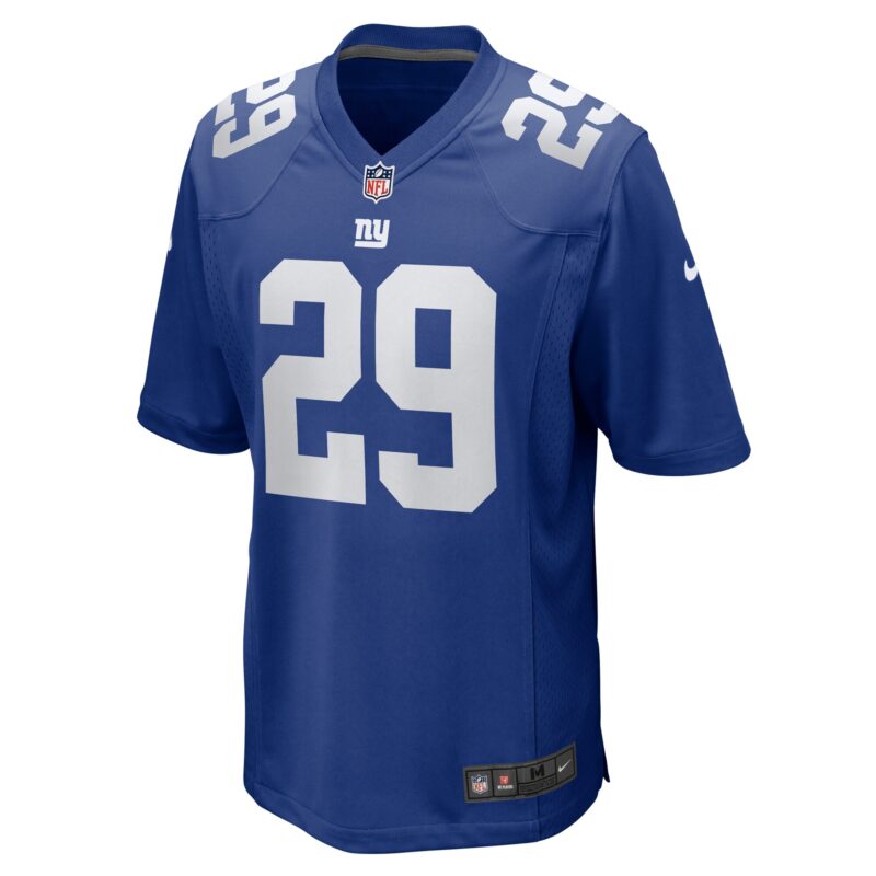 Tyrone Tracy Jr. New York Giants Team Game Jersey - Royal - Image 2