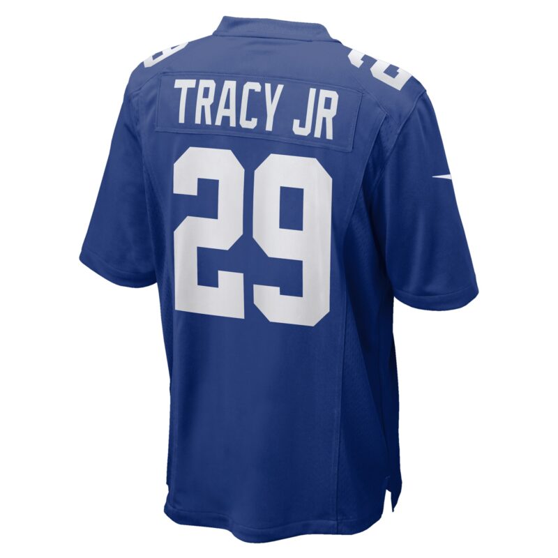 Tyrone Tracy Jr. New York Giants Team Game Jersey - Royal - Image 3
