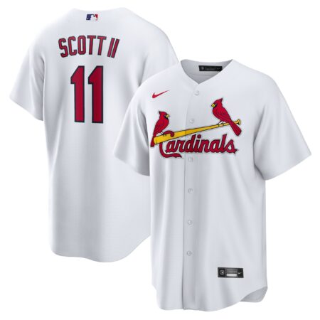 Victor Scott II St. Louis Cardinals Home Jersey - White