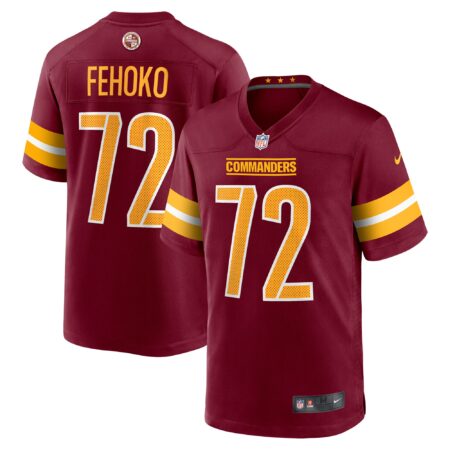 Viliami Fehoko Jr. Washington Commanders Team Game Jersey - Burgundy
