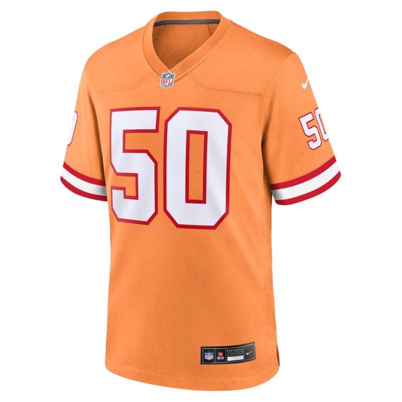 Vita Vea Tampa Bay Buccaneers Throwback Game Jersey - Orange - Image 2