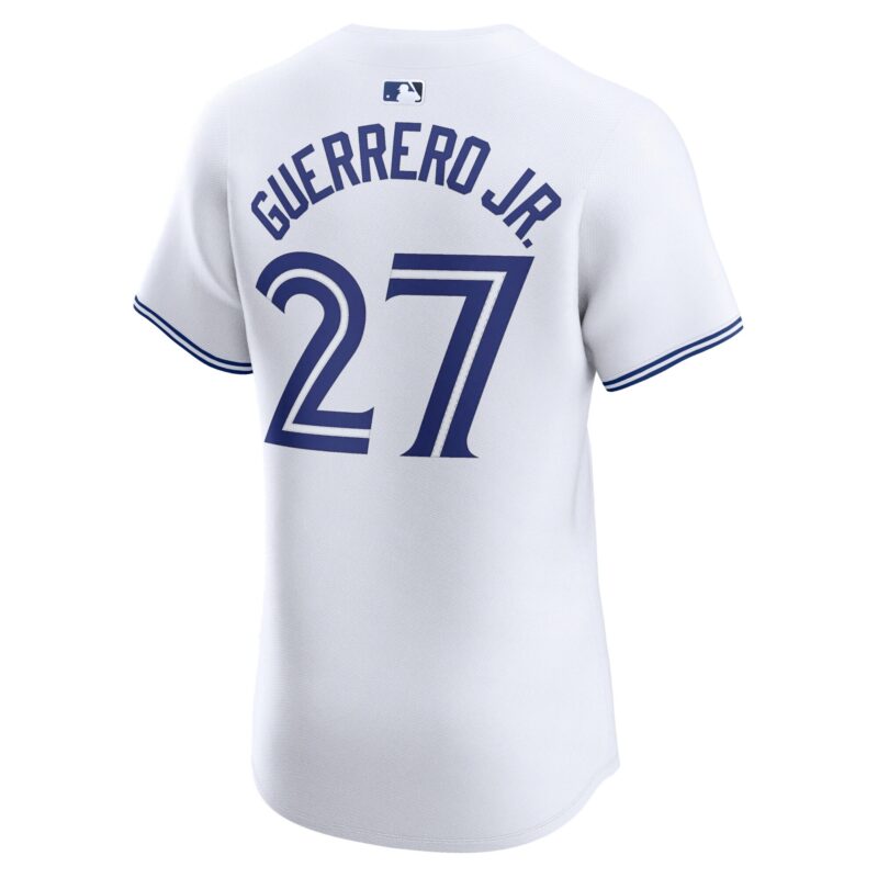 Vladimir Guerrero Jr. Toronto Blue Jays Home Elite Player Jersey - White - Image 3