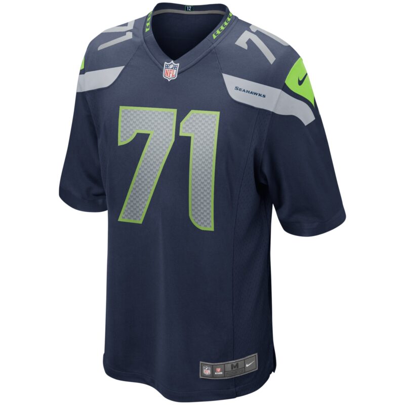 Walter Jones Seattle Seahawks Game Retired Player Jersey - College Navy - Image 2