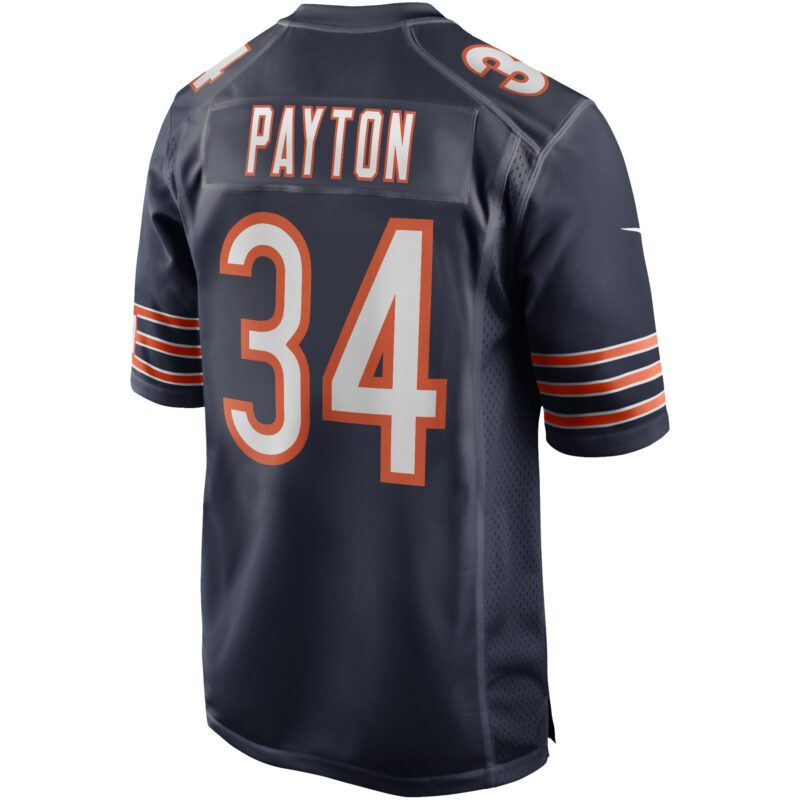 Walter Payton Chicago Bears Game Retired Player Jersey - Navy - Image 3