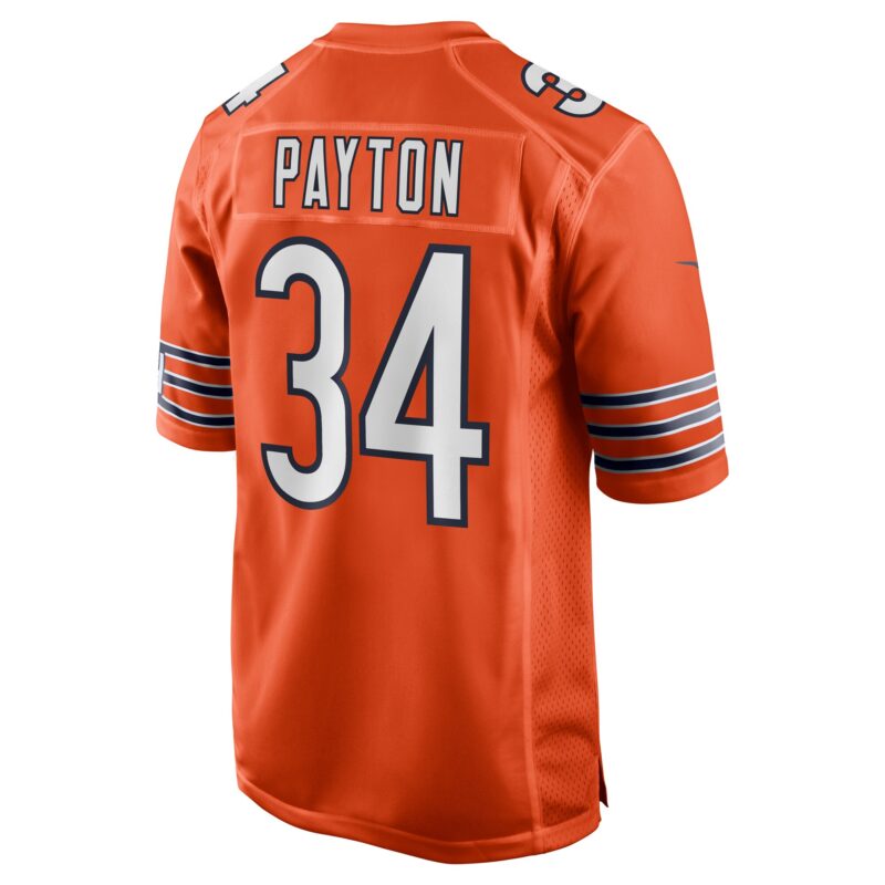 Walter Payton Chicago Bears Retired Player Jersey - Orange - Image 3