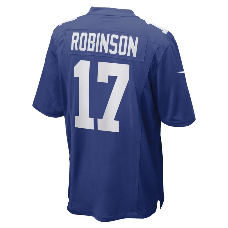 Wan'Dale Robinson New York Giants Game Player Jersey - Royal - Image 3