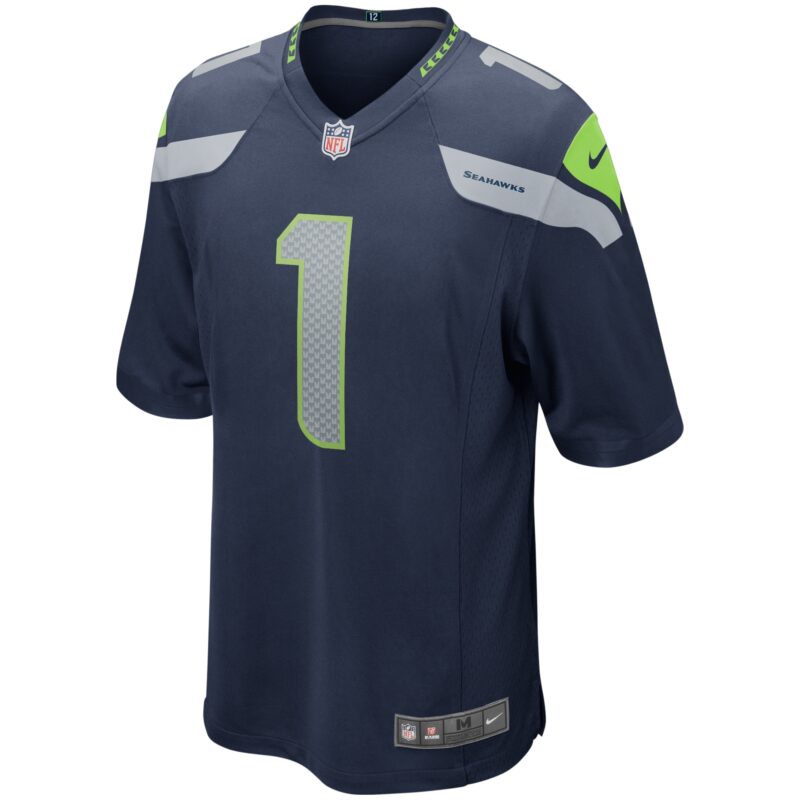 Warren Moon Seattle Seahawks Game Retired Player Jersey - College Navy - Image 2