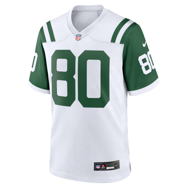 Wayne Chrebet New York Jets Classic Alternate Retired Player Game Jersey - White - Image 2