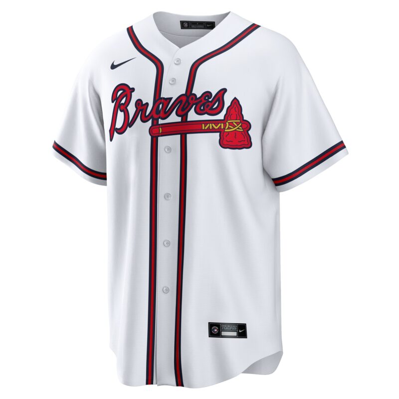 Atlanta Braves Home 2025 Jackie Robinson Day Jersey - White - Image 2