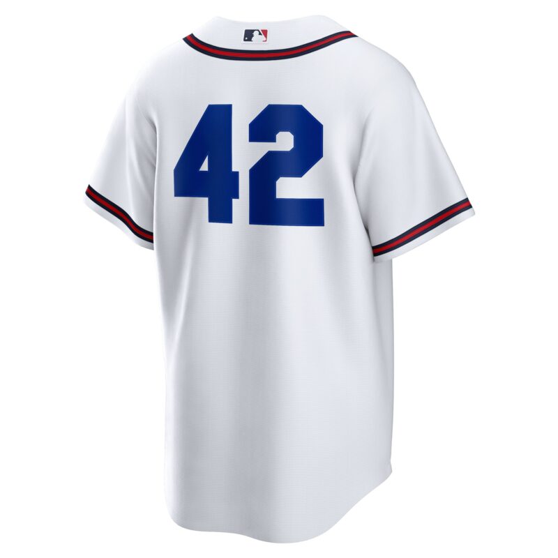 Atlanta Braves Home 2025 Jackie Robinson Day Jersey - White - Image 3