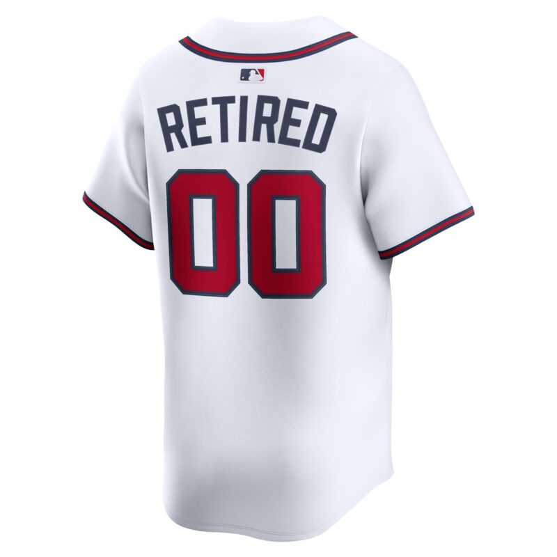Atlanta Braves Home Limited Pick-A-Player Retired Roster Jersey - White - Image 3