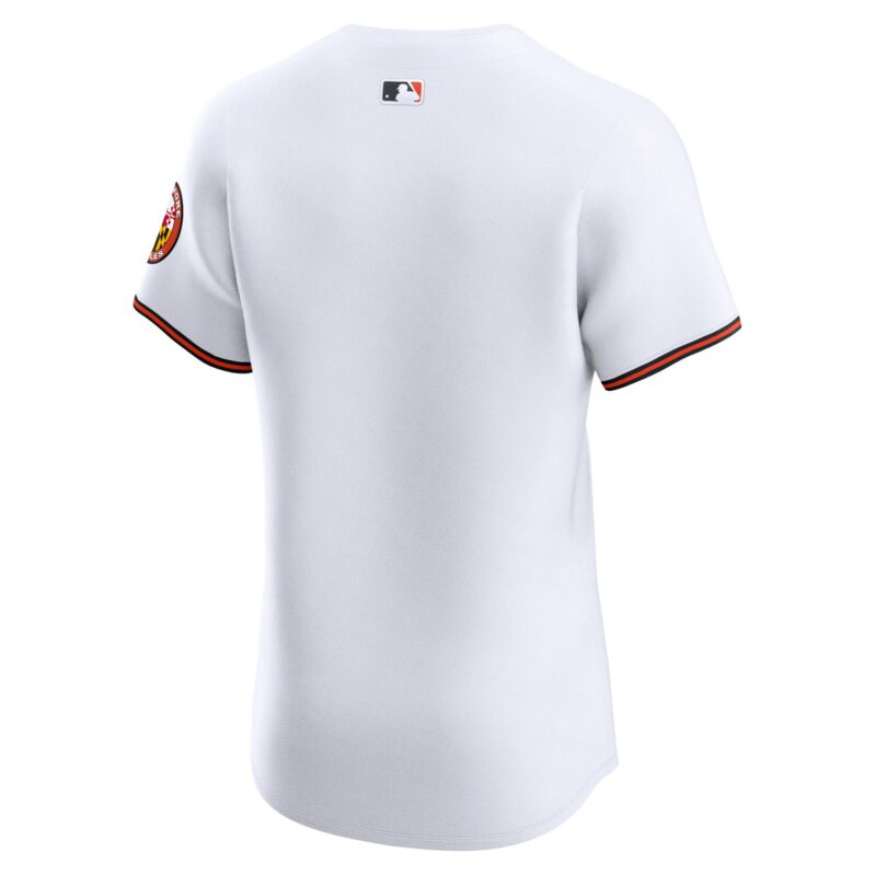 Baltimore Orioles Home Elite Jersey - White - Image 3